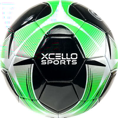 1 Soccerball - Black-Green-Gray-White