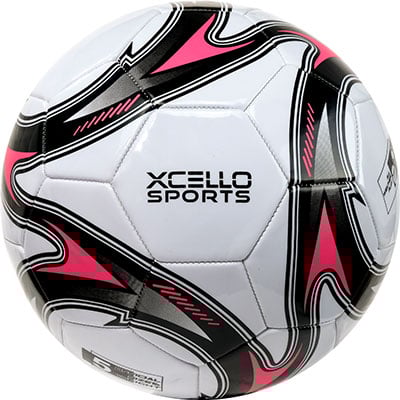 11 Soccerball - SWIRLS Black-Pink